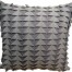 Felt triangle ash grey pillow