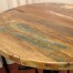 Height adjustable industrial wood top bar table
